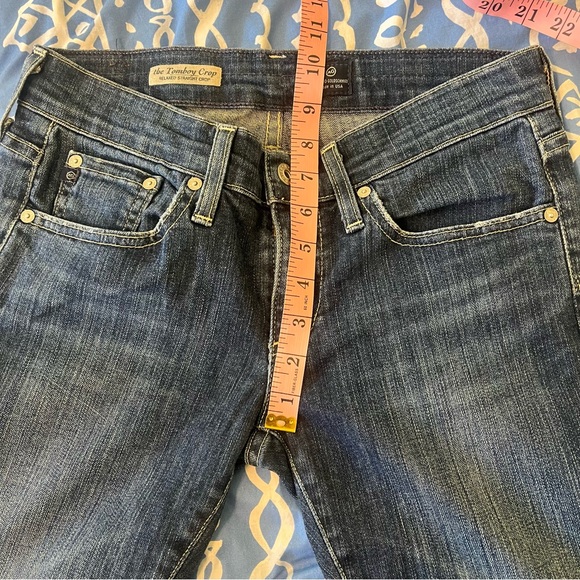 Adriano Goldschmied The Tomboy Relaxed Straight Crop Jeans Size 26 - Picture 8 of 14